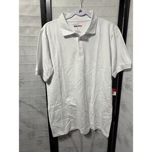JUMP START UNIFORMS Unisex White Polo Shirt Size 20 NWT School Uniform Pique